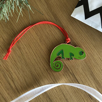 Chameleon Christmas Tree Decoration, 5 of 5