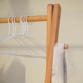 Wooden Clothes Rack Stockholm, 5 of 6