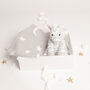 Unisex Zebra Plush Toy And Star Blanket Baby Gift Set, thumbnail 3 of 5