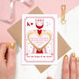Personalised King Of Hearts Scratch Card, thumbnail 1 of 7