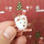 Cute Mini Mouse Christmas Tree Decoration, thumbnail 4 of 9