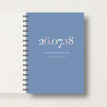 Personalised Retirement Or Leaving Journal Or Notebook, 6 of 10