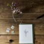 ‘Bluebell’ Botanical Spring Flower Notecard, thumbnail 3 of 4