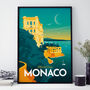 Monaco Art Print, thumbnail 2 of 4