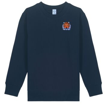 Childrens Organic Cotton Tiger Sweatshirt, 7 of 12