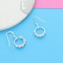 60th Birthday Bead Earrings, thumbnail 1 of 3