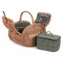 Personalised Traditional Oval Picnic Hamper, thumbnail 2 of 9