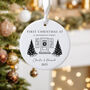 Personalised New Home First Christmas Ceramic Decoration, thumbnail 1 of 4