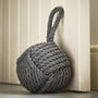 Natural Grey Rope Door Stop, thumbnail 1 of 5