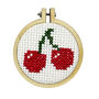 I Love You Cherry Much! Mini Matchbox Cross Stitch Kit, thumbnail 2 of 3