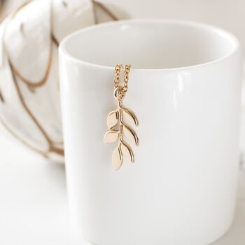 Gold Plated Branch Necklace, 3 of 7