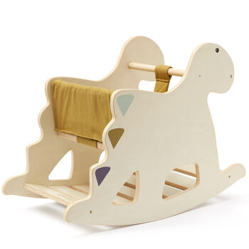 Personalised Rocking Wooden Dino Toy, 7 of 10