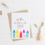Personalised Good Luck Card For First Day Of School, thumbnail 2 of 2