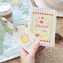 Personalised Summer Drawings Passport Cover And Luggage Tag, thumbnail 1 of 7