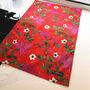 Pack Of Two Poinsettia Christmas Cotton Tea Towels, thumbnail 9 of 9