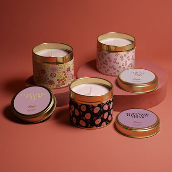 Pink Ribbon You've Got This Thoughtful Floral Tin Candle, 2 of 3