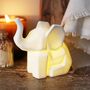 Mini Ceramic Origami Elephant LED Light, thumbnail 1 of 2