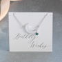 Crescent Moon Necklace With Mood Stone, thumbnail 6 of 10