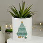 Personalised Christmas Plant Pot, thumbnail 2 of 2