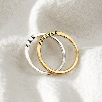 Personalised Verse Stacker Ring, 9 of 9