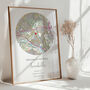 Welcome To The World Ordnance Survey Explorer Personalised Map Print New Baby Gift, thumbnail 5 of 12