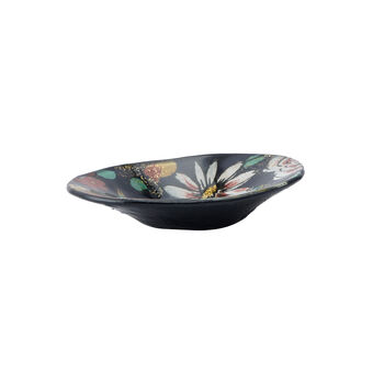 Twilight Bloom Glass Small Oval Bowl In Gift Box, 3 of 3