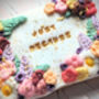 Personalised Wild Flower Mini Slab Biscuit Gift, thumbnail 4 of 4