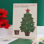 Pop Out Wooden Christmas Tree Card, thumbnail 1 of 8