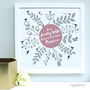 Personalised Our Aunty Loves…Framed Print, thumbnail 2 of 6