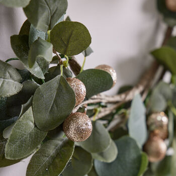 Winter Botanicals Eucalyptus Sparkle Wreath, 4 of 6