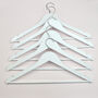 G Decor White Strong Wooden Hangers, thumbnail 2 of 6