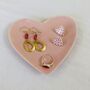 Pink Heart Ceramic Trinket Dish ~ Boxed, thumbnail 1 of 5