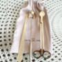 Four Piece Gold Candle Tool Kit, thumbnail 1 of 3