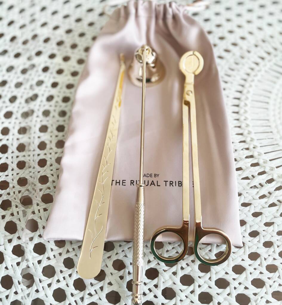 Four Piece Gold Candle Tool Kit, 1 of 3