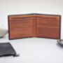 Personalised Leather Wallet Card Holder Rfid, thumbnail 1 of 8