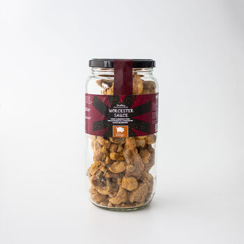 Worcester Sauce Flavour Pork Scratchings Gift Jar, 3 of 3