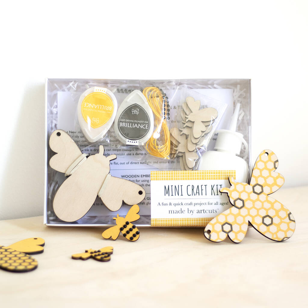 Bumble Bee Wooden Craft Kit, 1 of 6