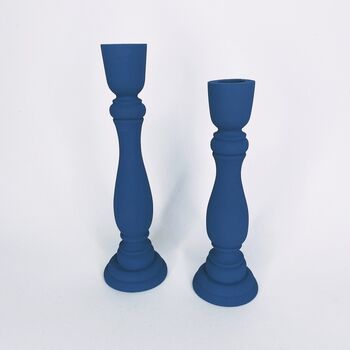 A Pair Of Wooden Candlesticks, 5 of 5