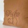 Embroidered Linen Cushion, thumbnail 6 of 7