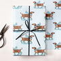Festive Dachshunds Christmas Wrapping Paper, thumbnail 1 of 3
