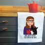 Build Your Own Personalised Cat Mum Gift Tea Towel, thumbnail 4 of 12