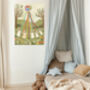 Maypole Dancing Mice Nursery Art Print, thumbnail 5 of 5