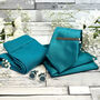Blue Teal Wedding Tie Set, thumbnail 1 of 10