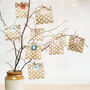 Woodland Christmas Advent Calendar Stickers And Bags, thumbnail 3 of 10