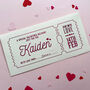 Personalised Valentine Money Wallet, Gift Envelope, thumbnail 2 of 3
