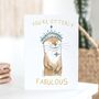 'You're Otterly Fabulous' Otter Greetings Card, thumbnail 2 of 5