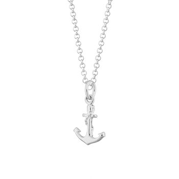 Anchor Necklace, Sterling Silver Or Gold Plated, 10 of 10