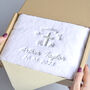 Personalised Christening Towel For Baby, thumbnail 1 of 4