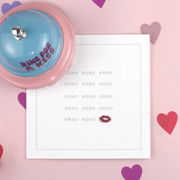 Handmade Kiss Me Handmade Valentine Card, 3 of 5