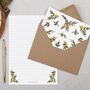 Double Sided A5 Writing Paper With Yellow Flowers, thumbnail 4 of 5
